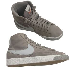 Nike Blazer mid 77 suede light smoke shoes athletic basketball casual size 7.5 W